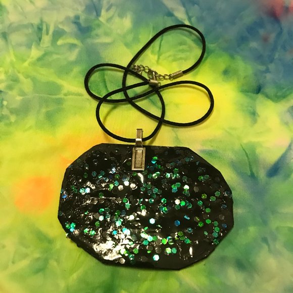 Reversible Exclusive Rare Unique Vintage One of a KInd Handmade Necklace - Picture 12 of 16